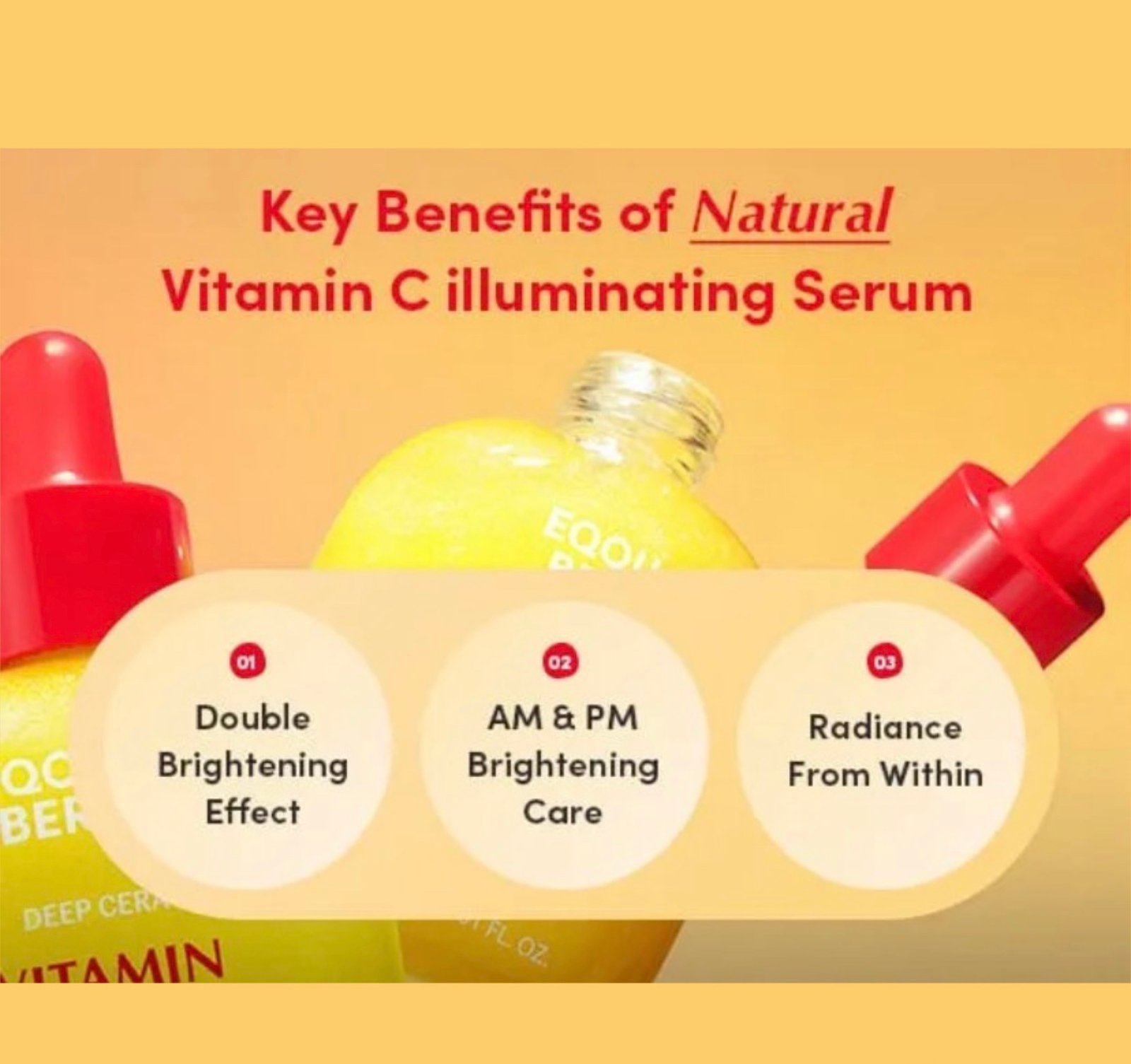 EQQUALBERRY Vitamin Illuminating Serum 30ml. - Image 3