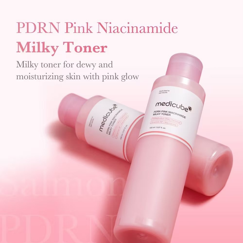 Medicube PDRN Pink Niacinamide Milky Toner, 150ml. - Image 3