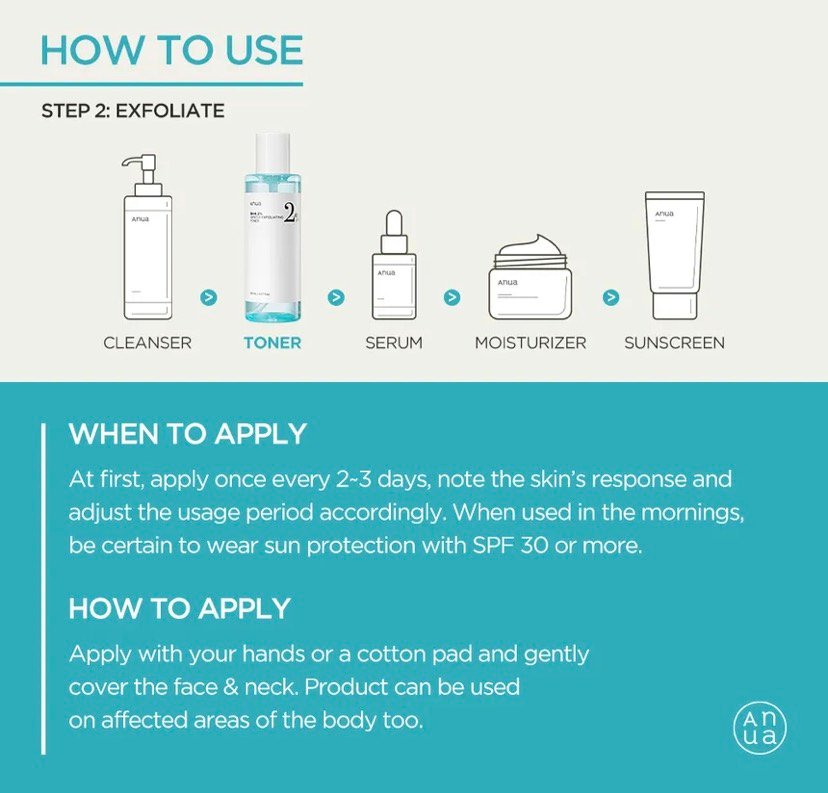 Anua - BHA 2% Gentle Exfoliating Toner - Image 6