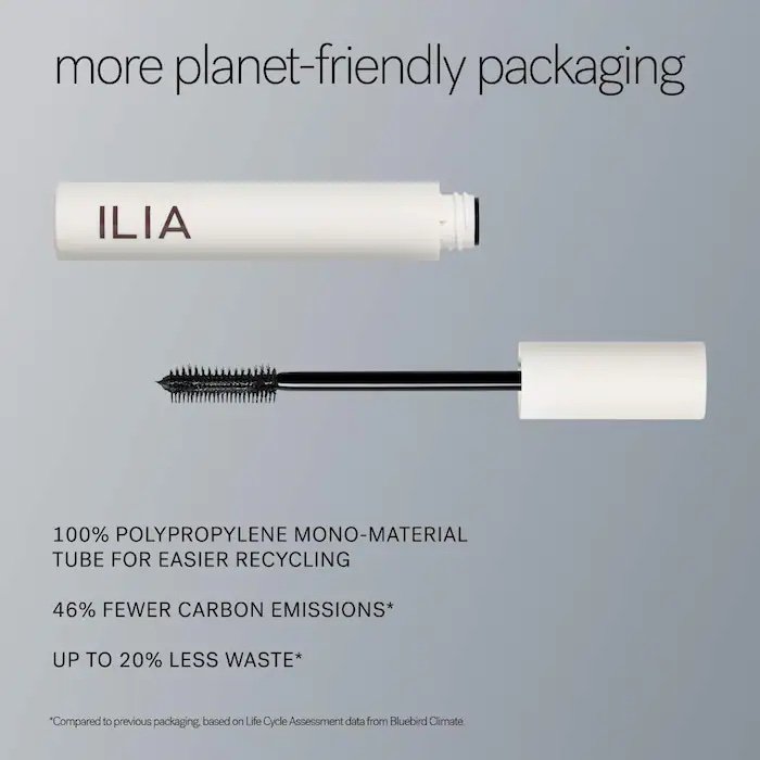 Ilia Limitless Lash Lengthening Mascara in ""After midnight - Soft black "" (UNBOXED) - Image 4