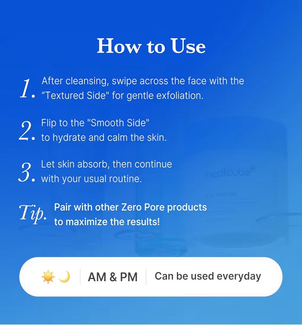 Medicube ZERO PORE Pad, 70 pads - Image 14