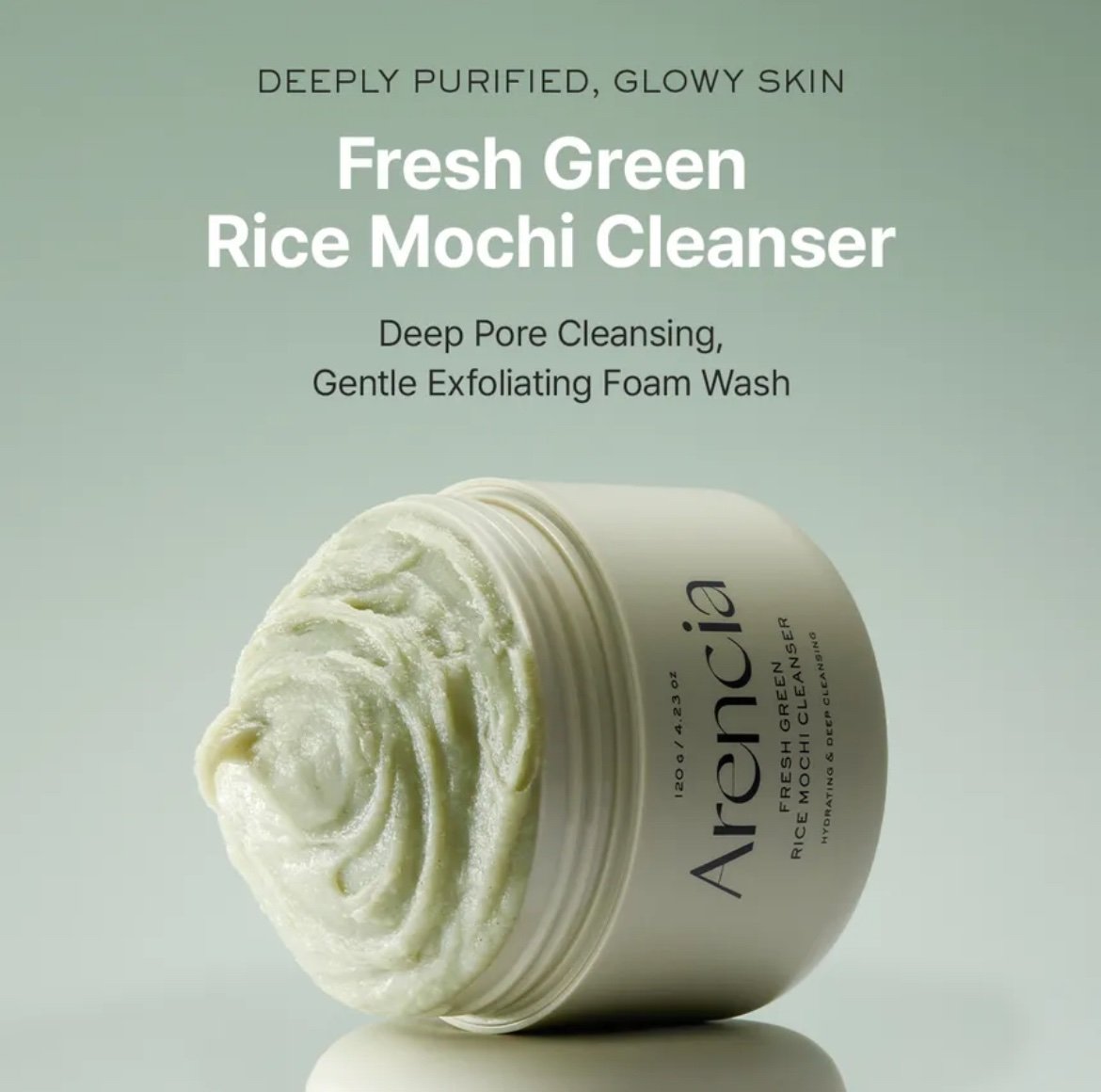 Arencia Fresh Green Rice Mochi Cleanser - Image 2