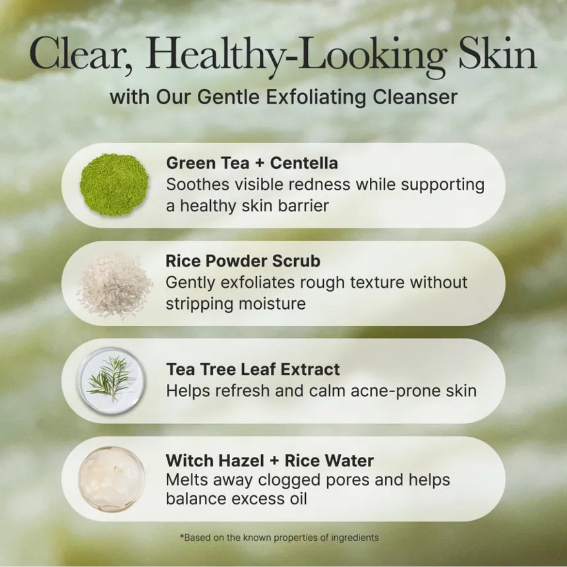 Arencia Fresh Green Rice Mochi Cleanser - Image 5