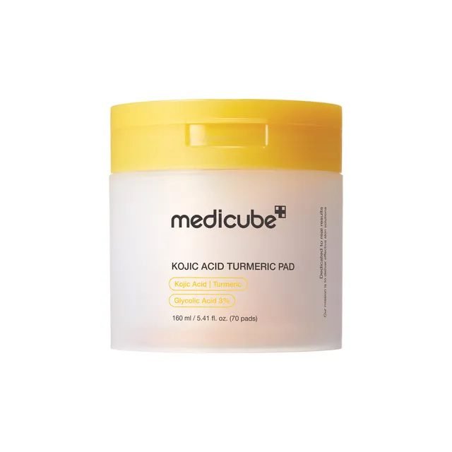 Medicube Kojic Acid Turmeric Pad, 70pads.
