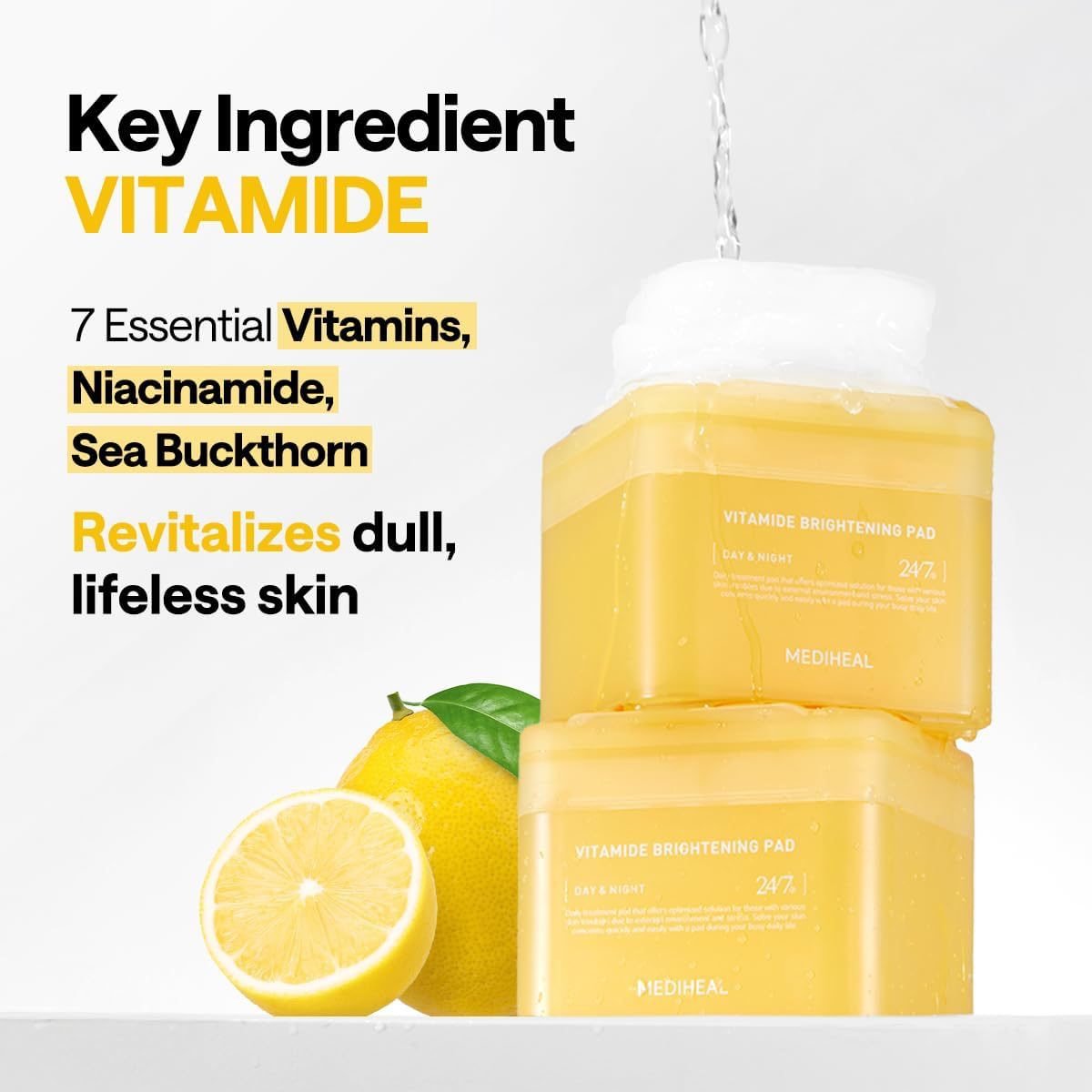 Mediheal Vitamide Brightening Pad (100 pads) - Image 5