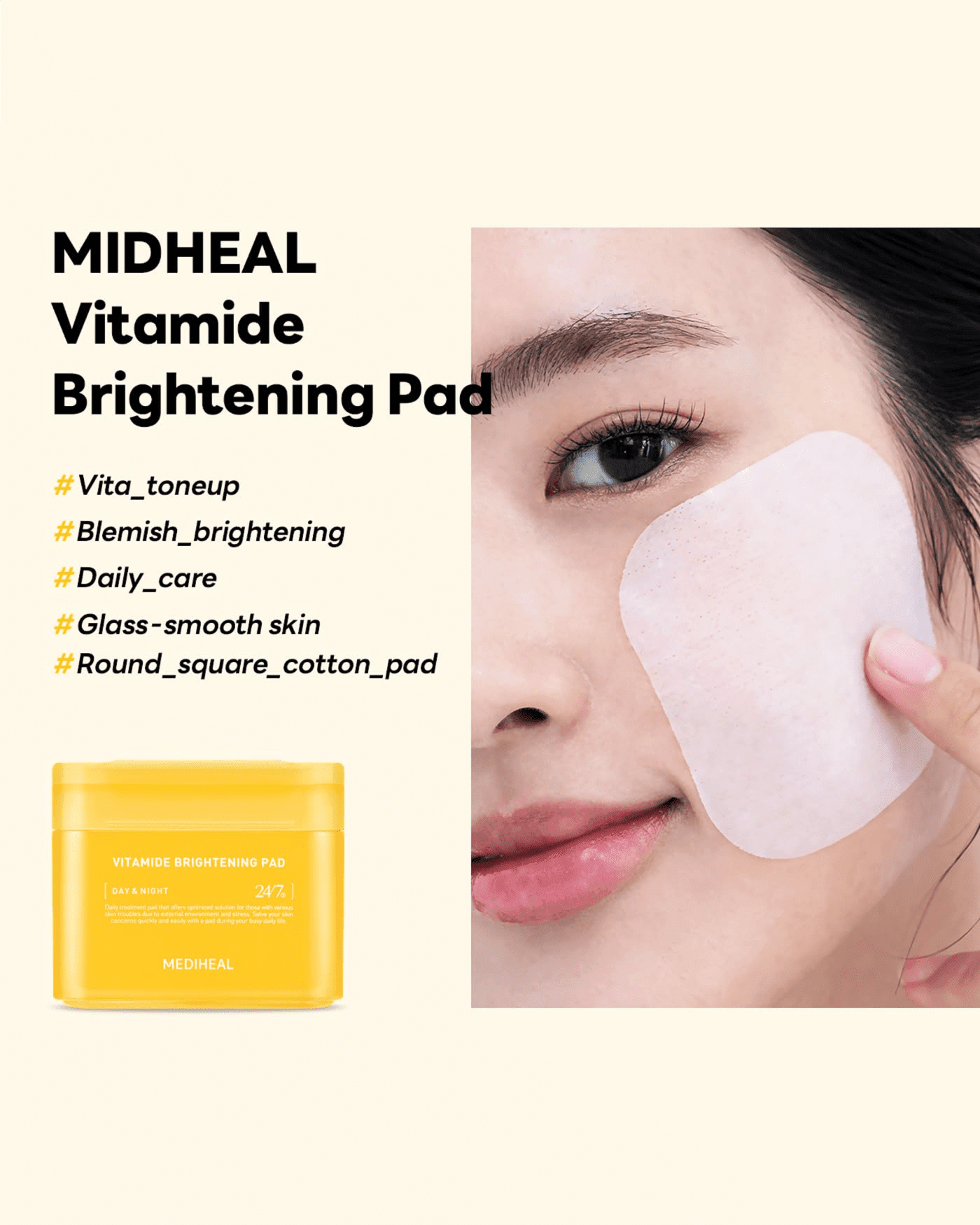 Mediheal Vitamide Brightening Pad (100 pads) - Image 3