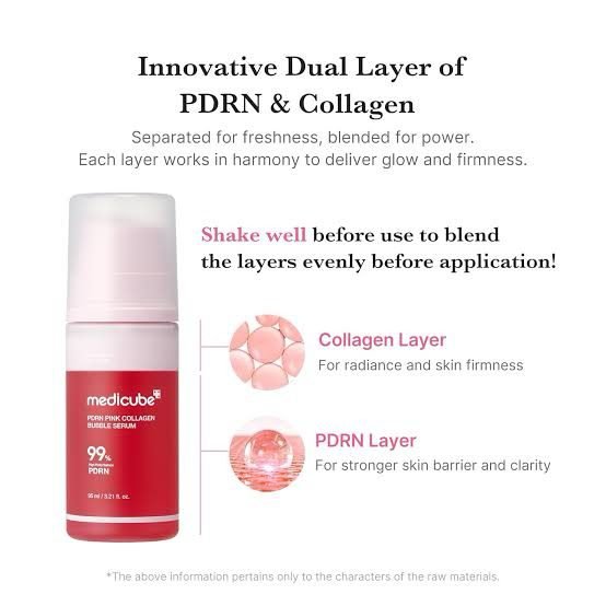 Medicube PDRN Pink Collagen Bubble Serum, 95ml - Image 7